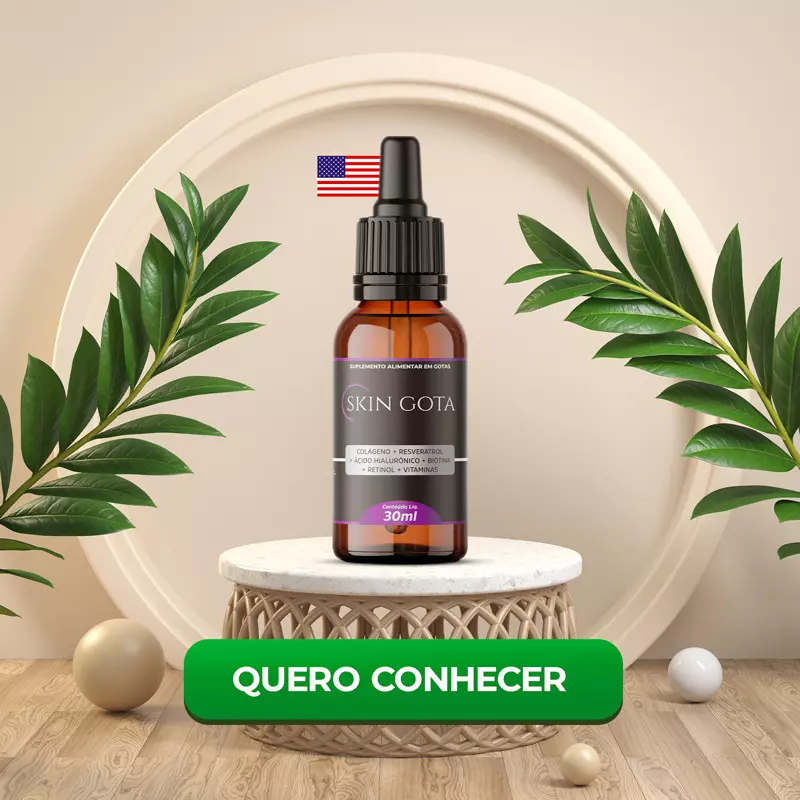 Skin Gota Trans-resveratrol para rejuvenescimento da pele e redução de rugas