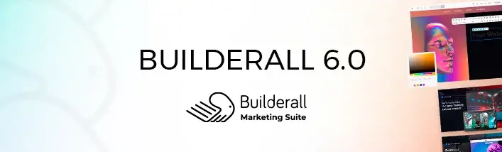 Cover da atualização Builderall 6.0 Marketing Suite Funnel Club