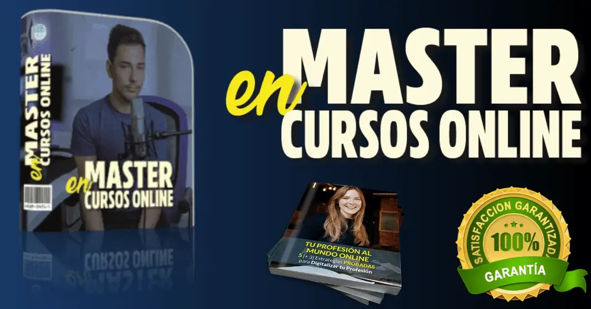 Imagen de promoción del Máster en Cursos Online con garantía de satisfacción y Marcelo Rodríguez como instructor